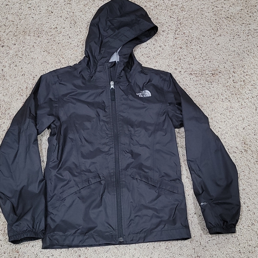 Girls Northface athletic rain jacket